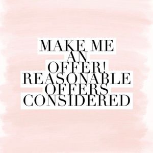 All Reasonable Offers Welcome!